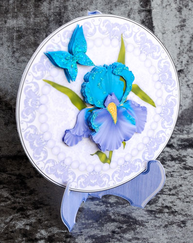 Iris Elegance Plate Card Kit by Elisabeth Le Clainche