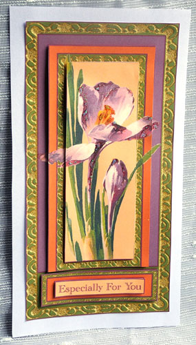 Purple Spring Flower Dl by Elisabeth Le Clainche