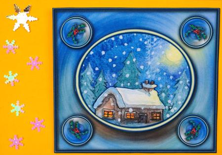 Home for Christmas Decoupage by Elisabeth Le Clainche