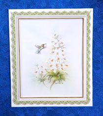 Rob Pohl Original Art Humming Birds B by Elisabeth Le Clainche