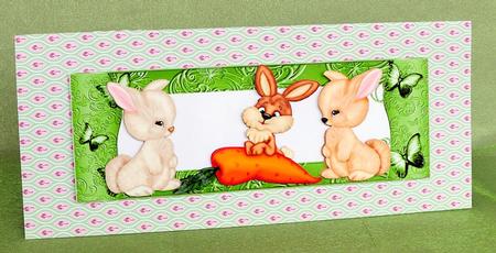 You're Not Aving My Carrot! Cute Easter Bunnies Dl by Elisabeth Le Clainche