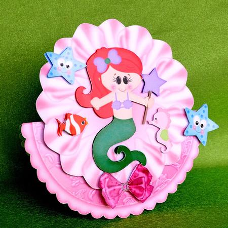 Little Mermaid Rocker/wobble Card by Elisabeth Le Clainche