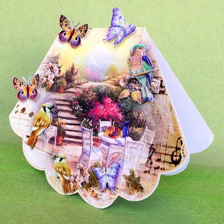 In the Morning Iced Lemonade in the Garden Rocker by Elisabeth Le Clainche