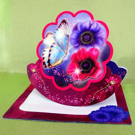 Wonderful Anemone Rocker Card Kit by Elisabeth Le Clainche