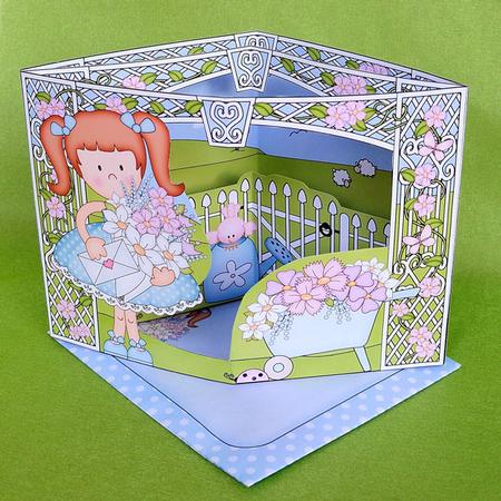 3D Girlz Liz's Flowers Scene It Card Kit by Elisabeth Le Clainche