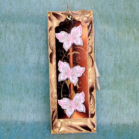Grace Butterflies Dl Bookmark Topper 1 (set 2) by Elisabeth Le Clainche
