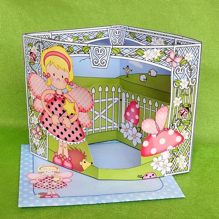 3D Girlz Fiz Fairy Scene It Card Kit by Elisabeth Le Clainche