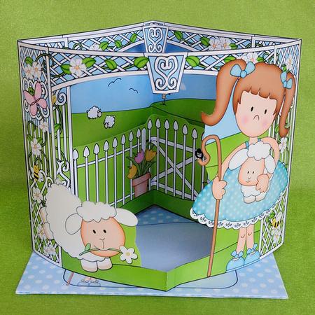 3D Girlz Lizi's Lambs Scene It Card Kit by Elisabeth Le Clainche