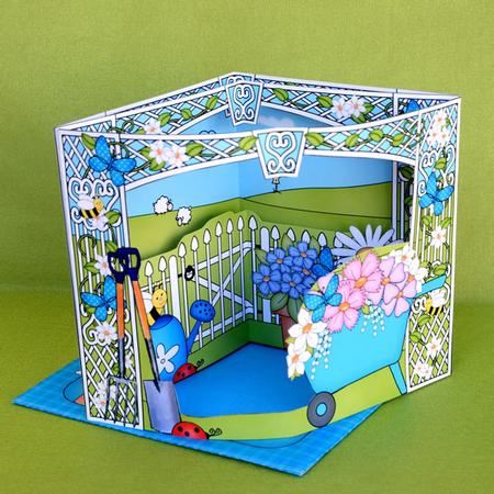 3D Gardening Scene It Card Kit by Elisabeth Le Clainche