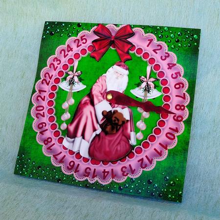 Christmas Santa Calendar Mini Kit by Elisabeth Le Clainche
