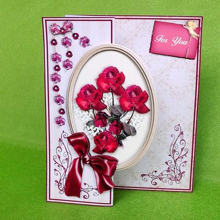 Faded Flowers Mini-kit - Rose Cerise by Elisabeth Le Clainche
