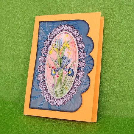 Floral Plaque by Elisabeth Le Clainche