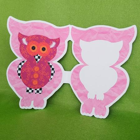 Guess Whoo Shaped Card Matching Insert by Elisabeth Le Clainche