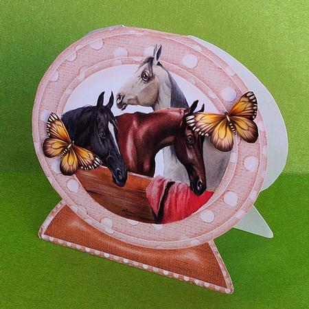 Lovely Vintage Horses, Quick Cards by Elisabeth Le Clainche
