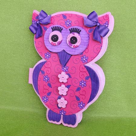 Birthday Whoo-ray Shaped Card Mini Kit by Elisabeth Le Clainche