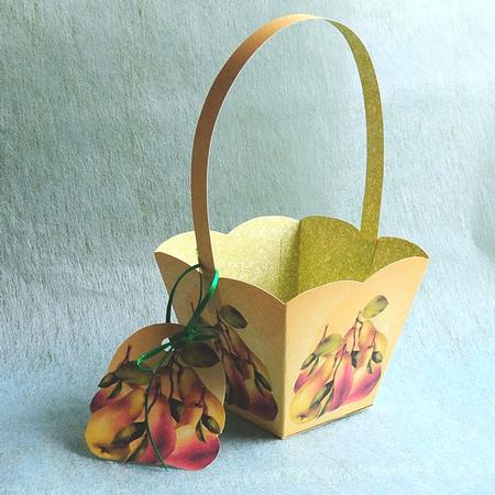 Pear Birthday Gift Basket by Elisabeth Le Clainche