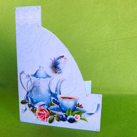 Vintage Tea in Blue Mini Kit by Elisabeth Le Clainche