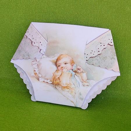 Nappy Card Baby Boy by Elisabeth Le Clainche