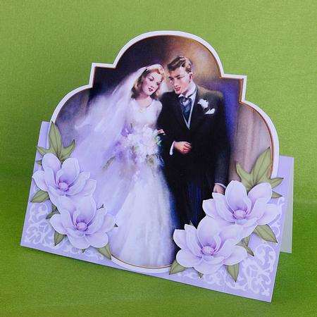 The Very Happy Couple Fancy Over 3D Mini Card Kit by Elisabeth Le Clainche