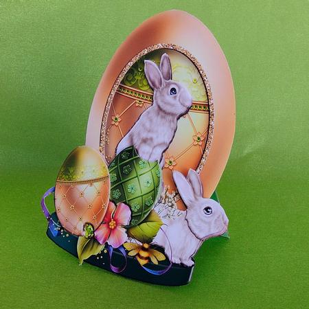Sweet Bunnies Pedestal Card Kit by Elisabeth Le Clainche