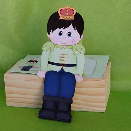 3D on the Shelf Card Kit - Fairytale Prince Terry by Elisabeth Le Clainche