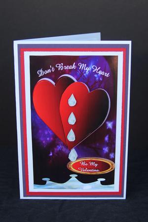 Red Hearts Valentine by Elizabeth A Sanders