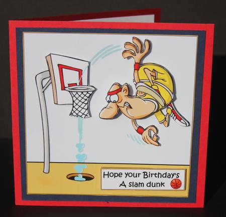 Slam Dunk Birthday by Elizabeth A Sanders