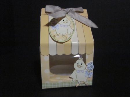 3D Easter Chick Milk Carton Cupcake or Treat Box Mini Kit by Elizabeth A Sanders