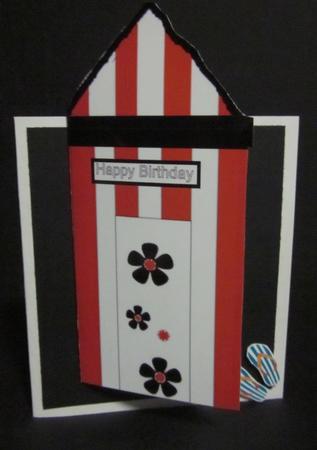 Beach Huts by Elizabeth A Sanders