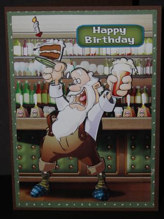 Grandad Beer and Cake Dude by Elizabeth A Sanders