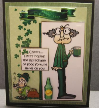 Gus on St Patrick's Day Quick Card by Elizabeth A Sanders