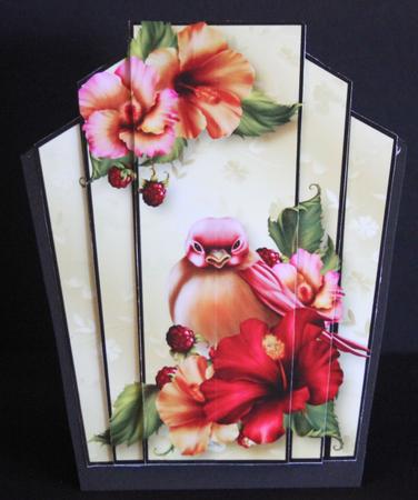 Art Deco Bird Stacker - Tropical Bird by Elizabeth A Sanders