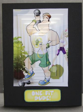 Get Fit Dude Pyramid by Elizabeth A Sanders