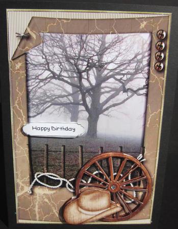 Cowboy Country Topper by Elizabeth A Sanders