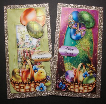 2 Gorgeous Dl Easter Toppers by Elizabeth A Sanders