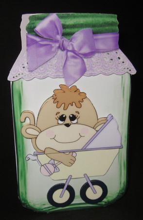 Who's a Little Monkey! in a Jar with Bow by Elizabeth A Sanders