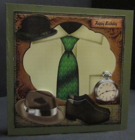 Male Card Men's Clothes Vintage by Elizabeth A Sanders