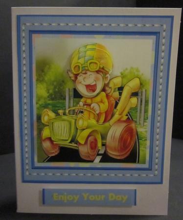 Lovely Easel or Topper, on the Road by Elizabeth A Sanders
