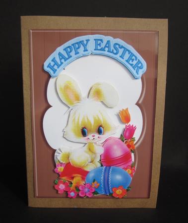 Little Bunny Rabbit in Chocolate Frame by Elizabeth A Sanders