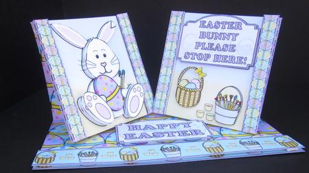 Easter Bunny Double Twist Easel Mini Kit by Elizabeth A Sanders