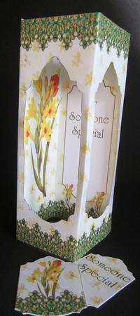 Tower Card - Summer Flowers 1 by Elizabeth A Sanders