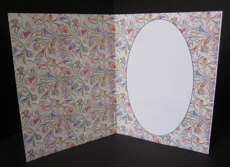 Florentine Swirl Pattern Paper Insert 2 by Elizabeth A Sanders