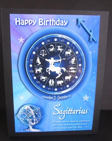 Zodiac Sign Sagittarius Mystical by Elizabeth A Sanders
