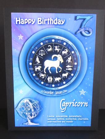 Zodiac Sign Capricorn Mystical by Elizabeth A Sanders