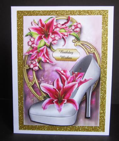 Stunning Shoes - the London Collection - Stargazer Lilies by Elizabeth A Sanders
