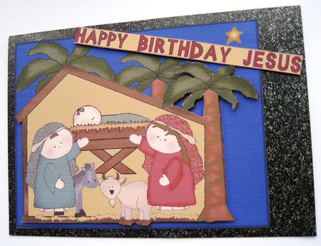 Nativity Card by Elizabeth Boot
