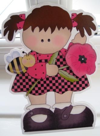 Little Girl Holding a Flower by Elizabeth Boot