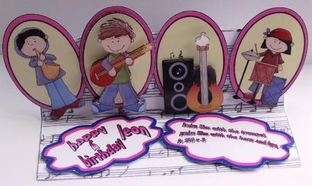 4 Rock Band Oval Toppers 2 by Elizabeth Boot