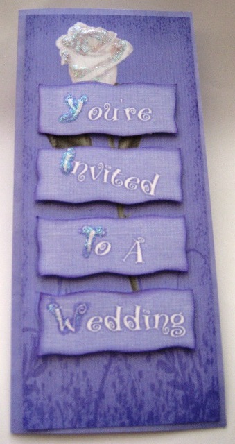 Dl Lilac Wedding/party Invites by Elizabeth Boot