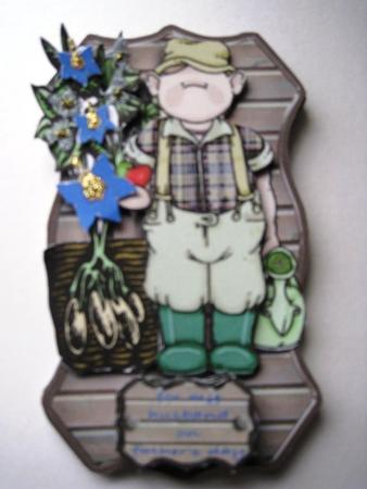 Apple Doodles Mini Easel Card by Elizabeth Boot